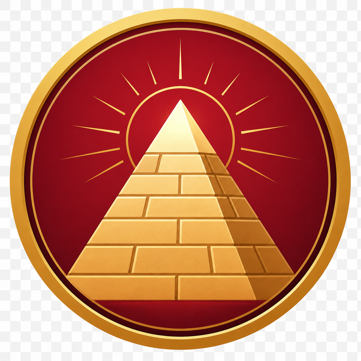 Pyramid symbol meaning with eye light and sacred geometry